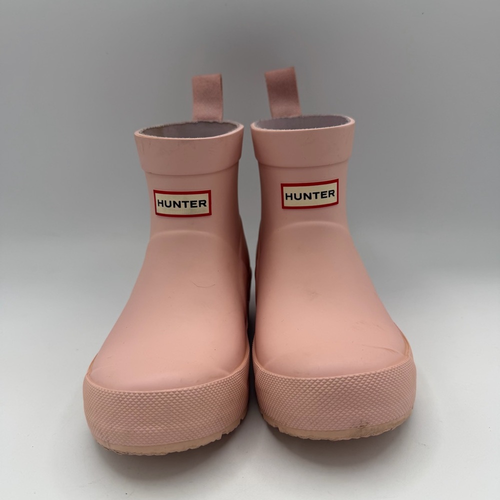 Hunter Play Boots Waterproof Azalea Pink Ankle Rain Boot Size US 12 UK 10 - Picture 7 of 8